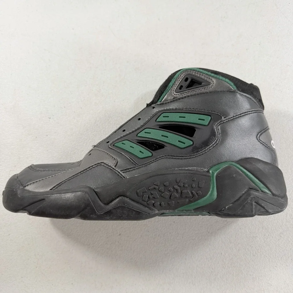 Vintage 1993 Adidas Streetball 2‎ Men's Basketball Shoes Black Green Size 9.5